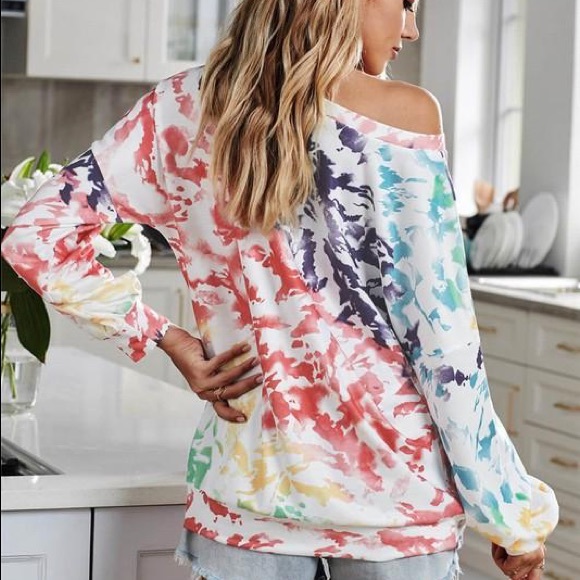 ✨LAST ONE✨JUST SWEET ENOUGH TIE DYE PULLOVER - Picture 5 of 6